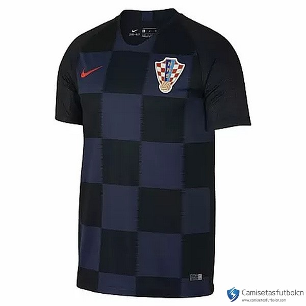 Camiseta Seleccion Croatia Segunda equipo 2018 Azul